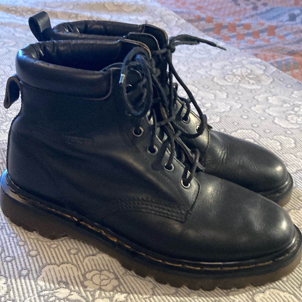 Dr. Martens Black Leather Boots